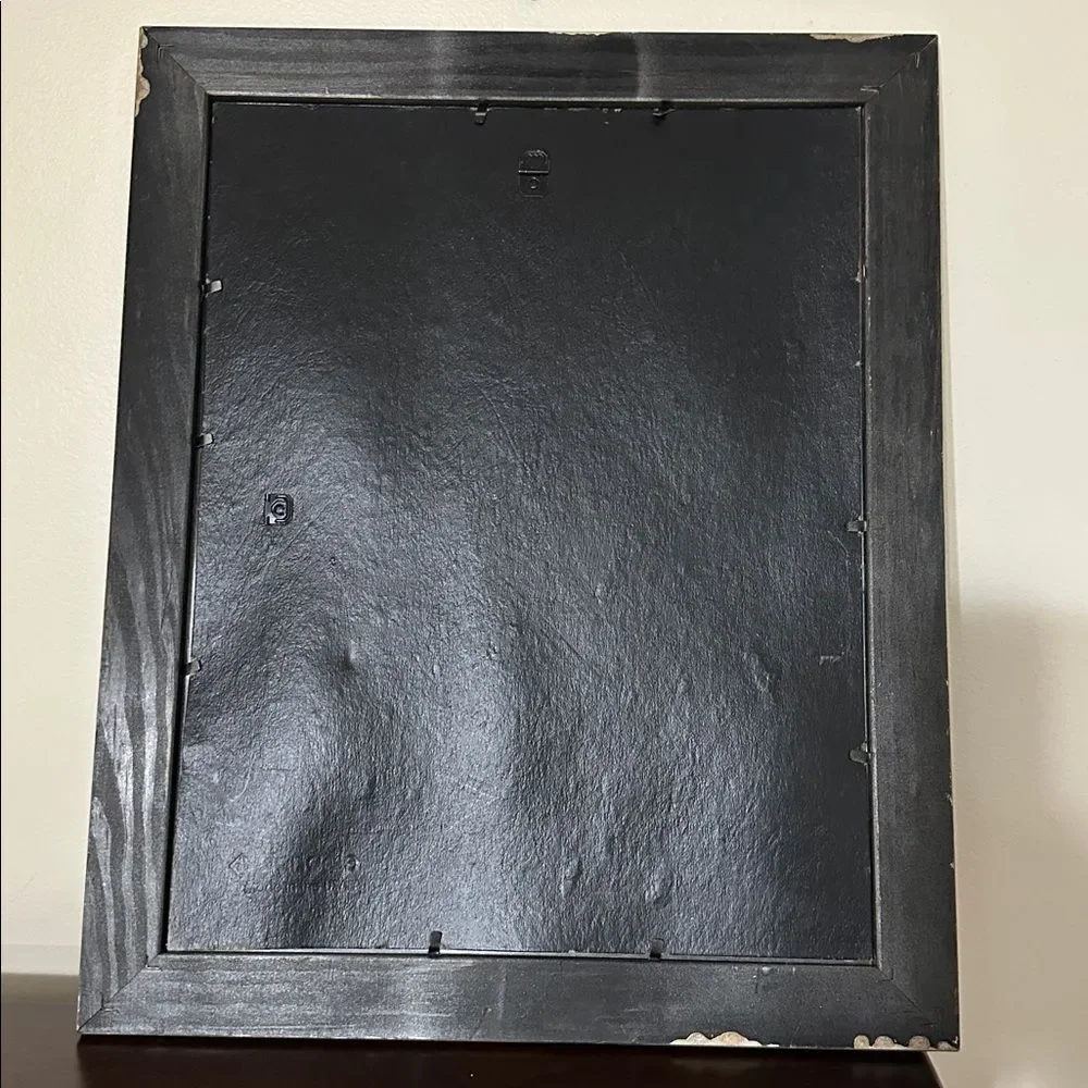 pinnacle Two Picture Art Frames shimmery Gold Distressed Glass Top  16.5 x 13.5”